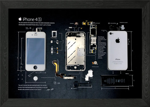 Quadro stampa tela poster - su,